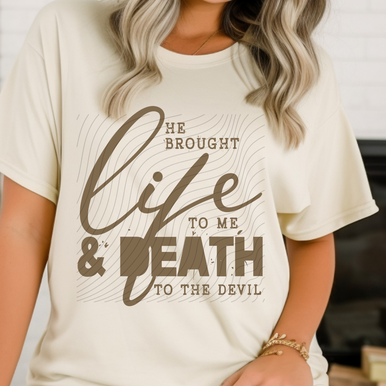 LIFE TO ME DEATH TO THE DEVIL - DTF TRANSFER