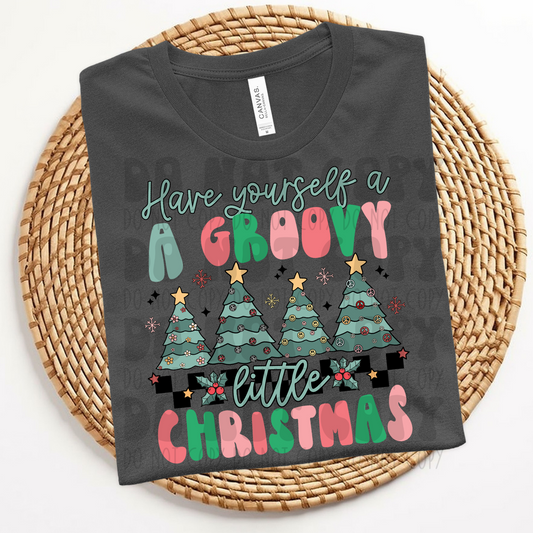 GROOVY LITTLE CHRISTMAS - DTF TRANSFER