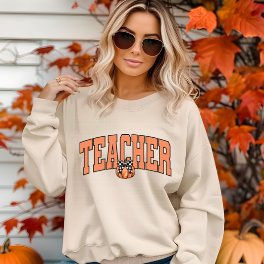 PUMPKIN TEACHER - DTF TRANSFER