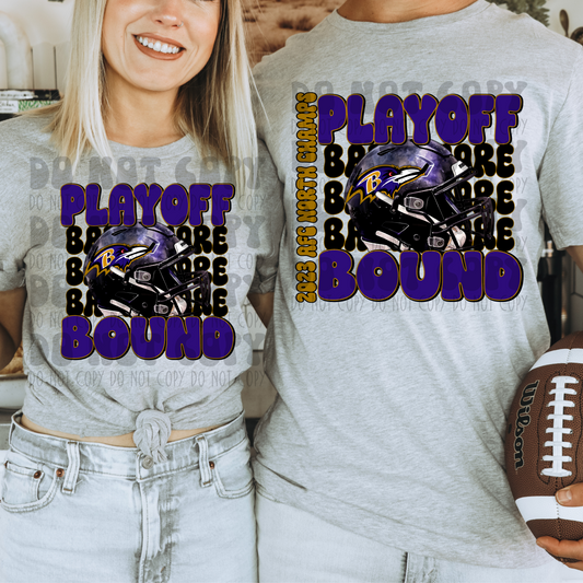 AFC NORTH PLAYOFF BOUND RAVENS - DTF TRANSFER