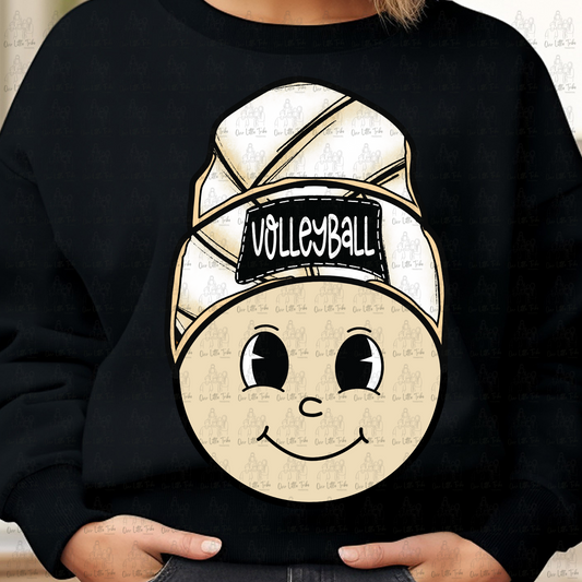VOLLEYBALL SMILEY - DTF TRANSFER