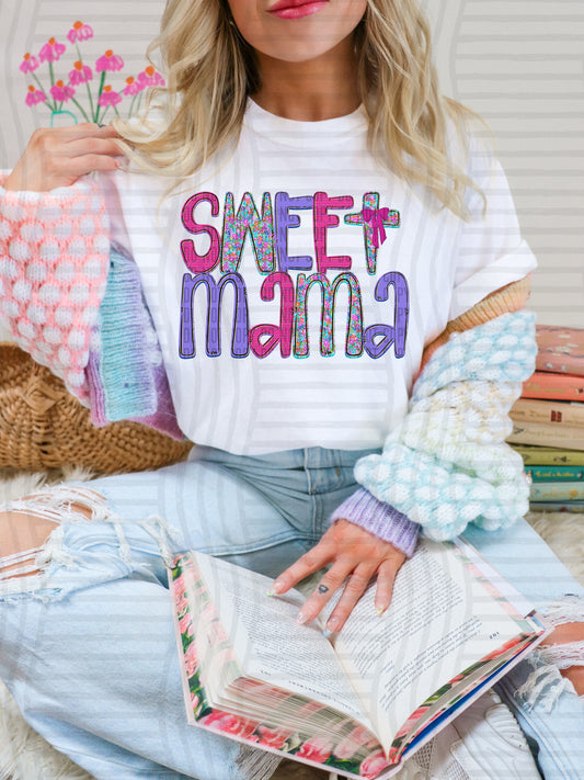 FLORAL SWEET MAMA - DTF TRANSFER