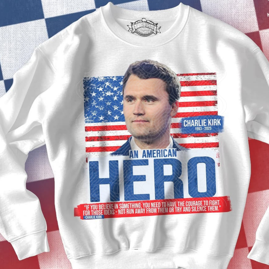 AMERICAN HERO - DTF TRANSFER