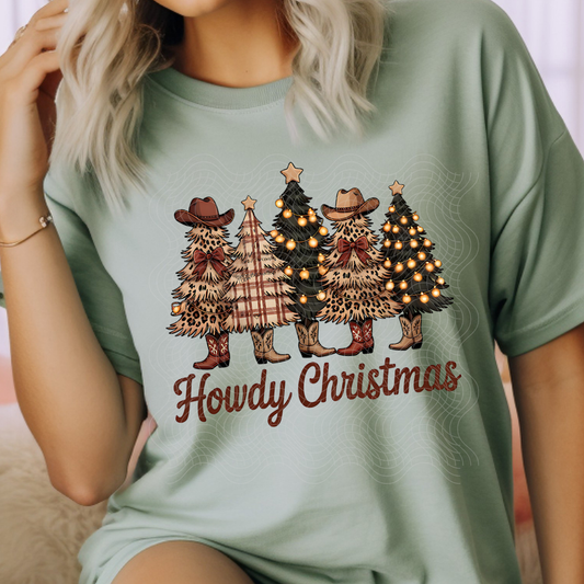 HOWDY CHRISTMAS - DTF TRANSFER