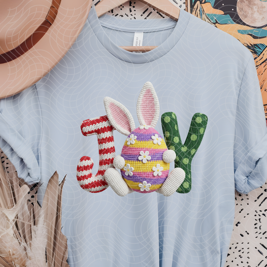 FAUX YARN EASTER JOY - DTF TRANSFER