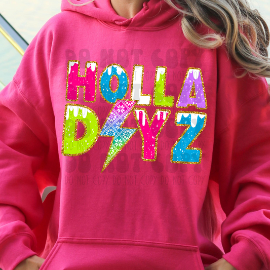 HOLLADAYZ - BRIGHT - DTF TRANSFER