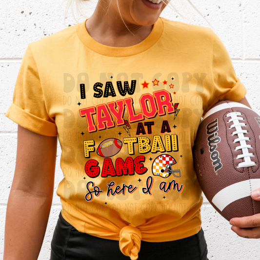 I SAW TAYLOR AT A FOOTBALL GAME - DTF TRANSFER