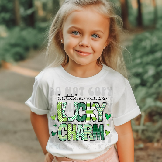 LITTLE MISS CHARM - DTF TRANSFER