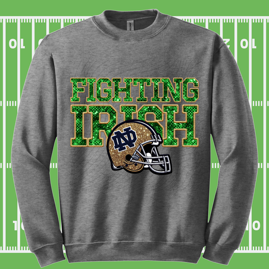 IRISH GREEN FAUX SEQUINS - DTF TRANSFER
