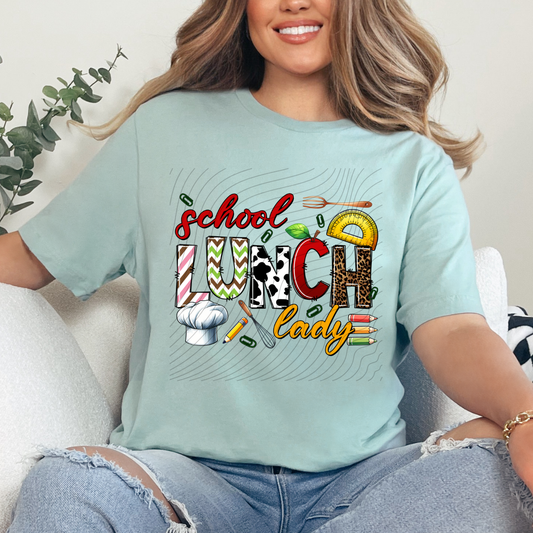 SCHOOL LUNCH LADY - DTF TRANSFER