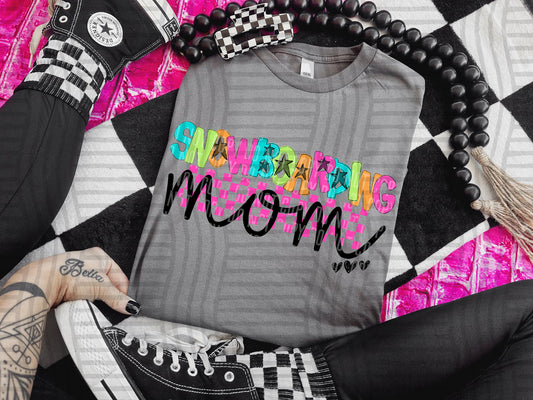 SNOWBOARDING MOM - DTF TRANSFER
