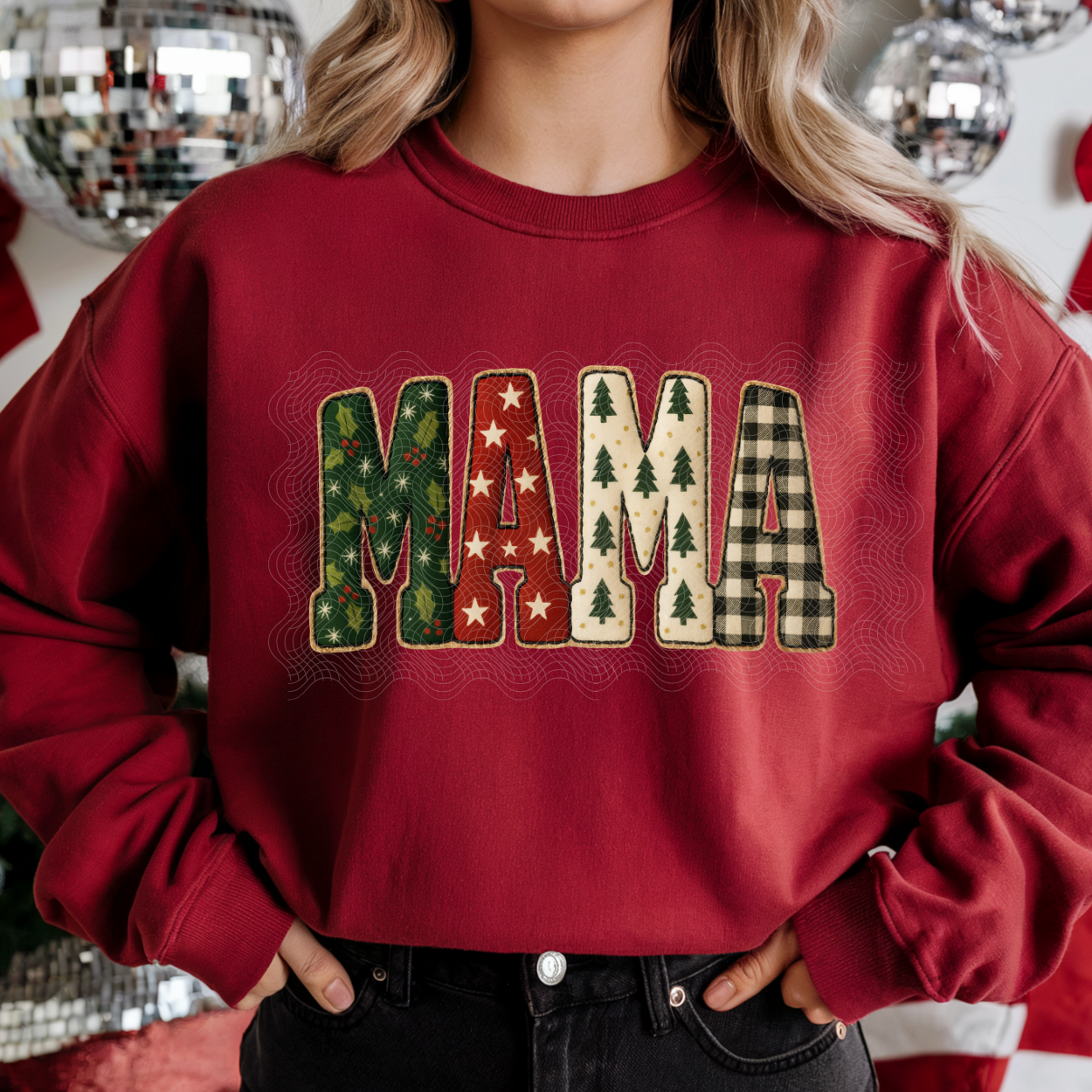 MAMA CHRISTMAS - DTF TRANSFER