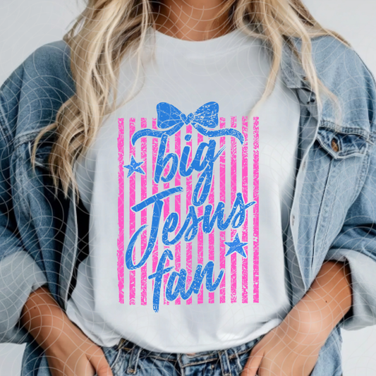 BIG JESUS FAN - DTF TRANSFER