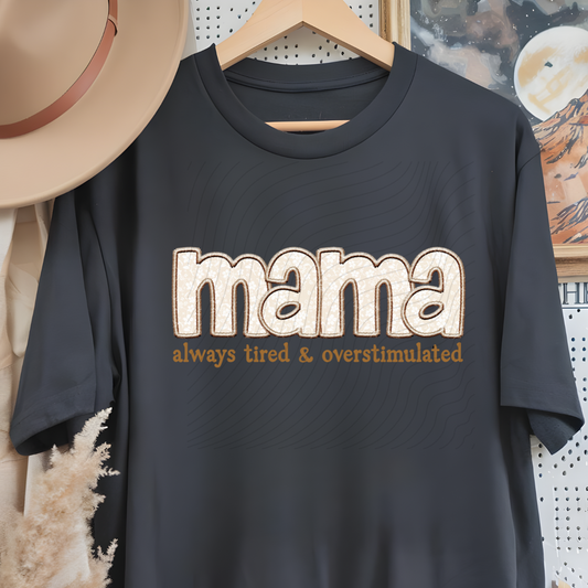 MAMA FAUX LACE - DTF TRANSFER