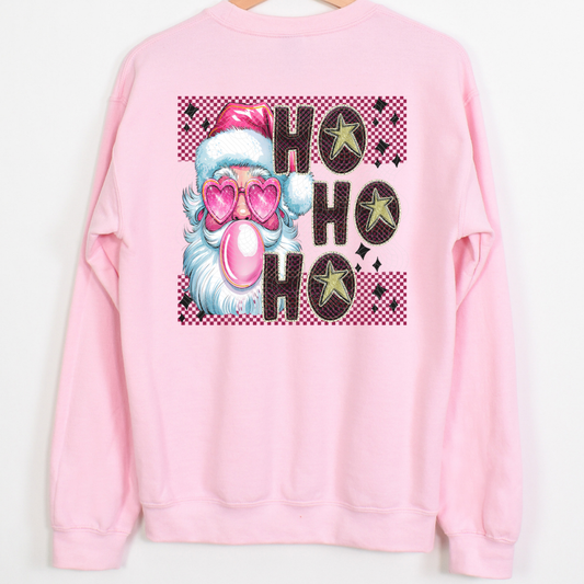 HO HO HO CHECKERED - DTF TRANSFER