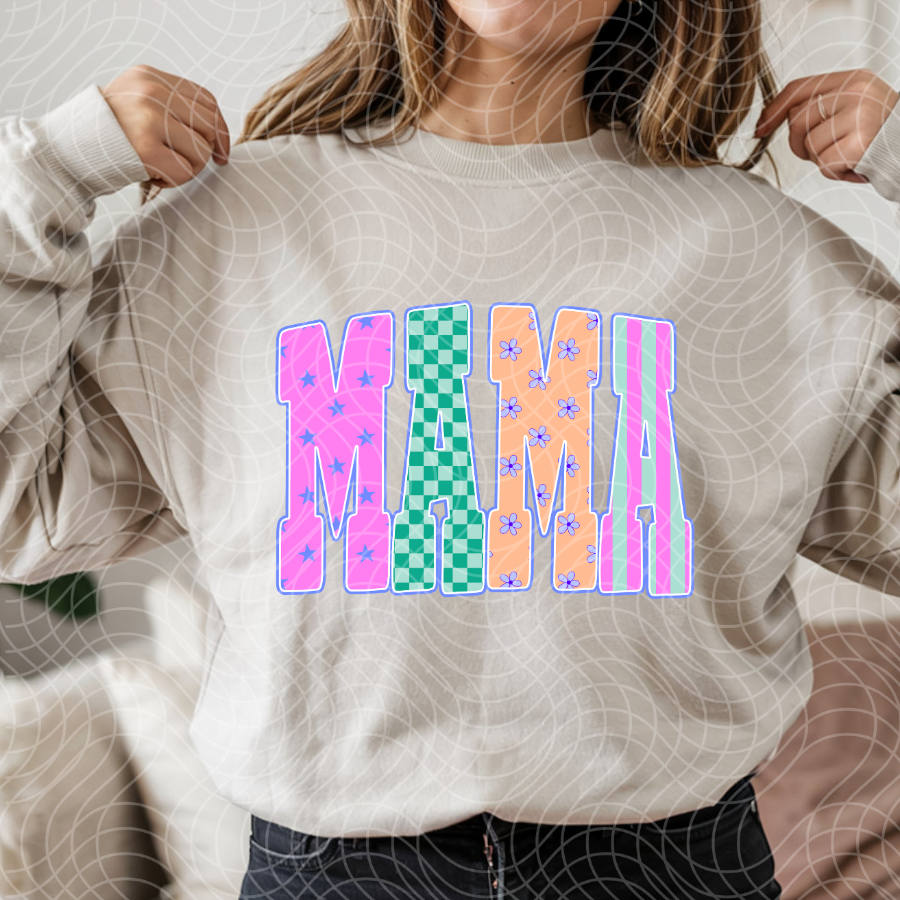 MAMA SPRING NO DISTRESS - DTF TRANSFER