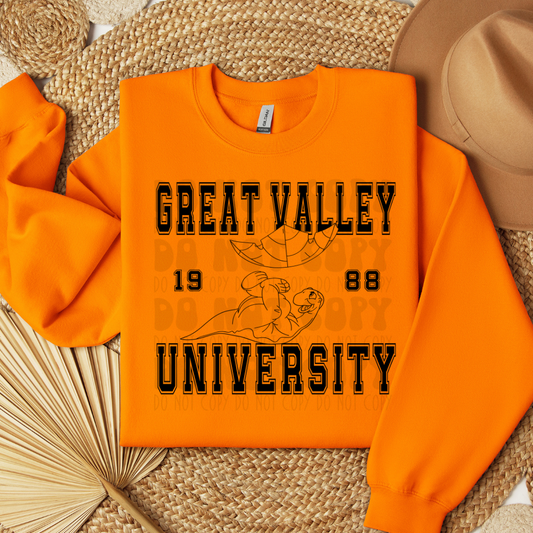 GREAT VALLEY UNIVERSITY - DTF TRANSFER