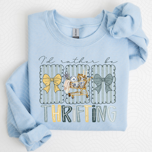 RATHER BE THRIFTING DOODLES - DTF TRANSFER