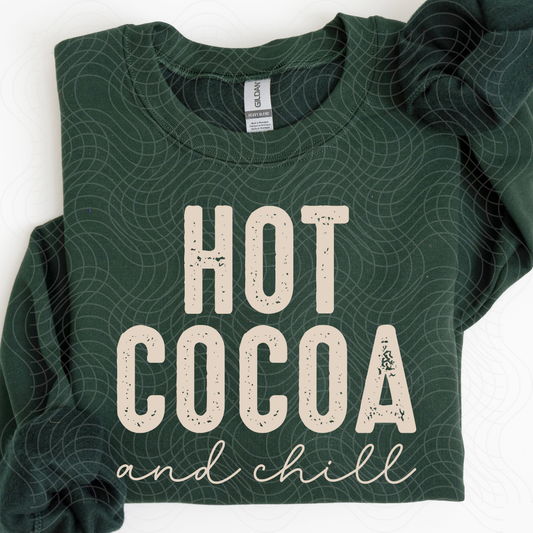 HOT COCOA AND CHILL - DTF TRANSFER
