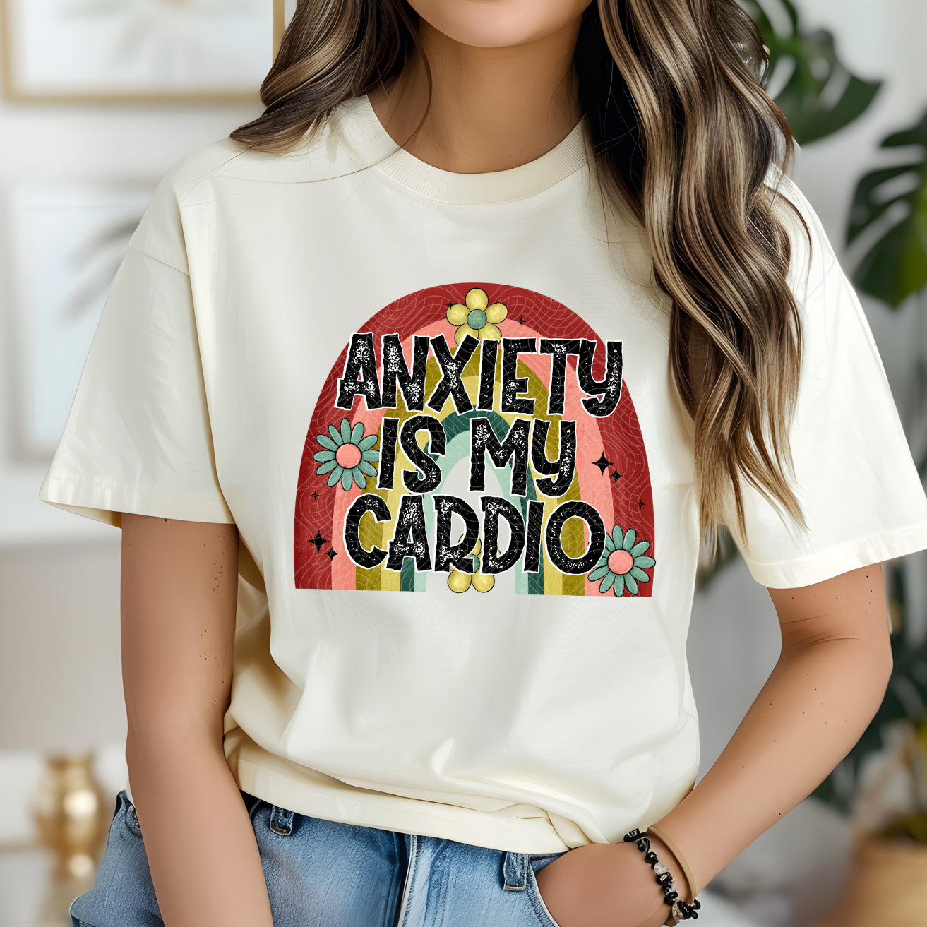 ANXIETY IS MY CARDIO - DTF TRANSFER