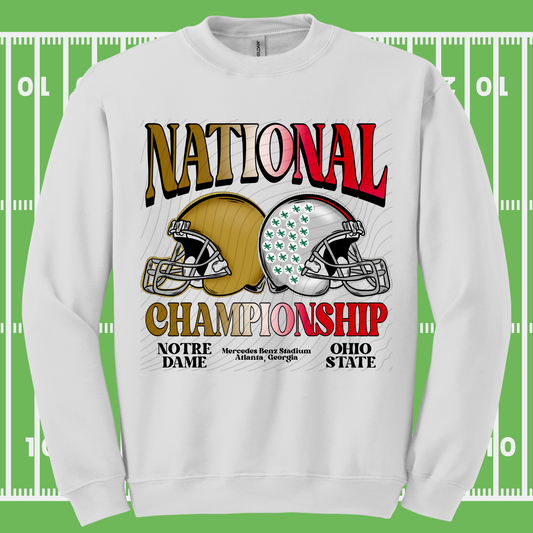 NATIONAL, BLK TEXT - DTF TRANSFER