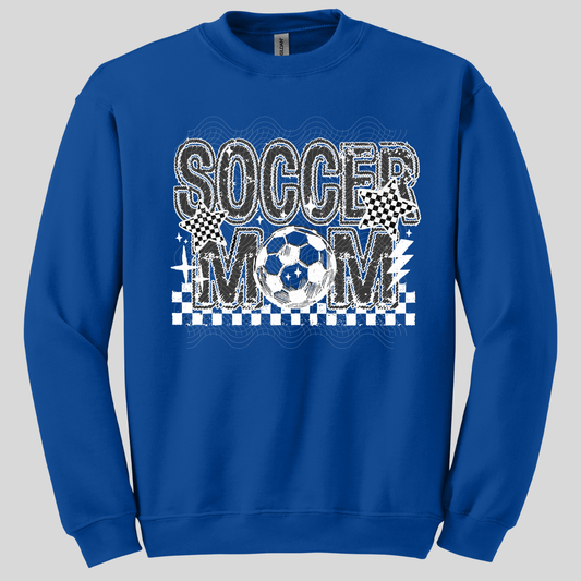 SOCCER MOM BLK - DTF TRANSFER