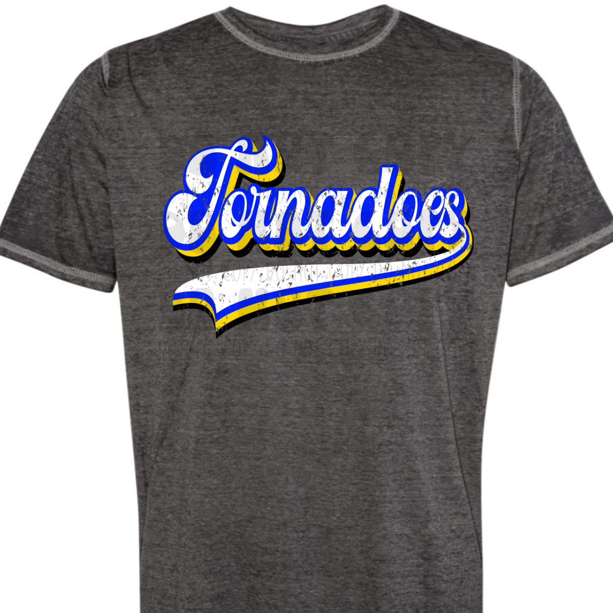 TORNADOES RETRO DISTRESSED - DTF TRANSFER