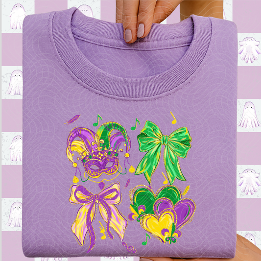 MARDI GRAS ELEMENTS - DTF TRANSFER