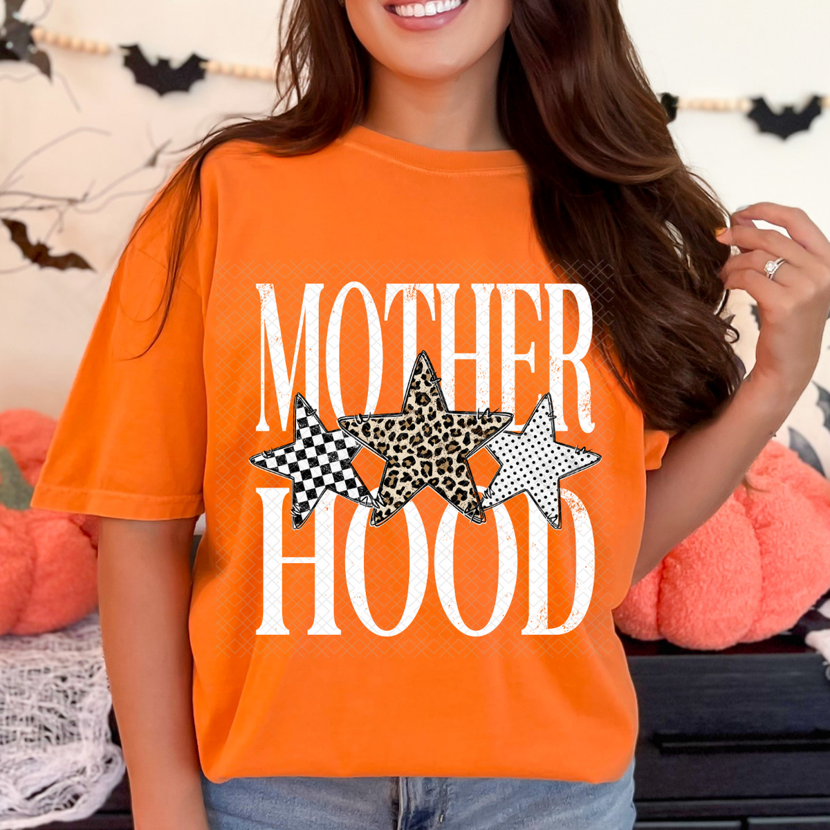 MOTHERHOOD WHT TXT - DTF TRANSFER