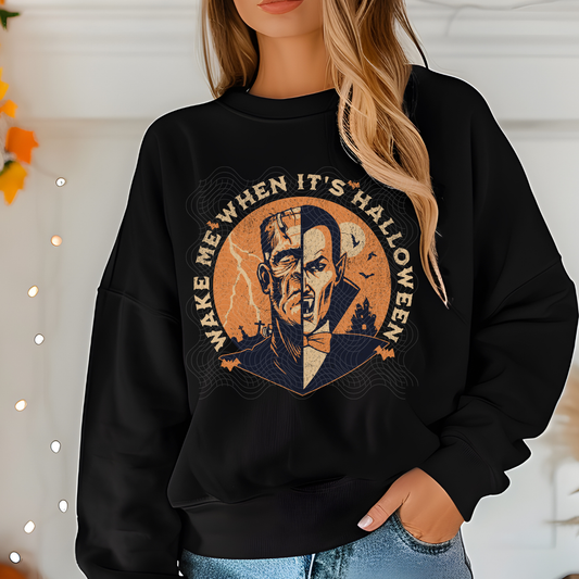 WAKE ME WHEN ITS HALLOWEEN - DTF TRANSFER