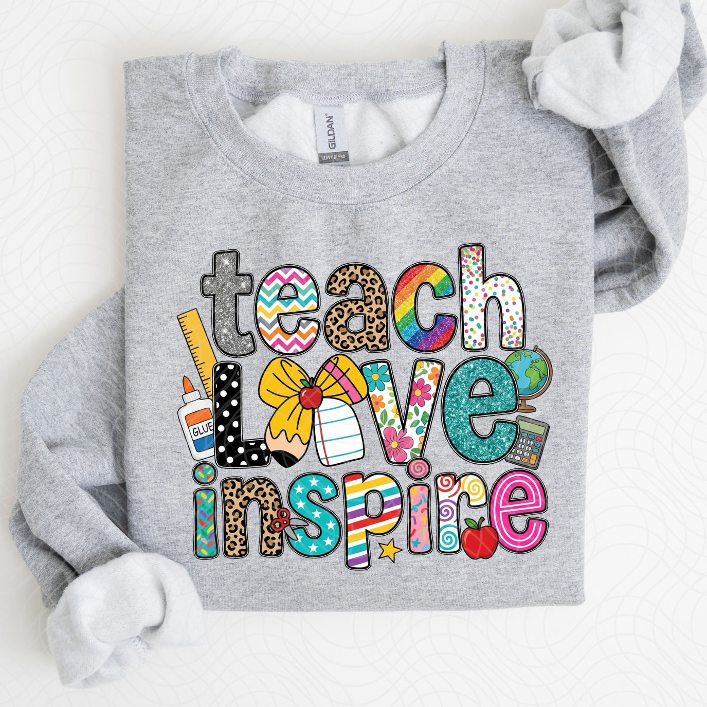 TEACH LOVE INSPIRE - DTF TRANSFER