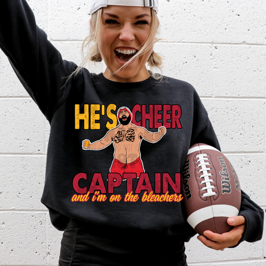 HE'S CHEER CAPTAIN - DTF TRANSFER