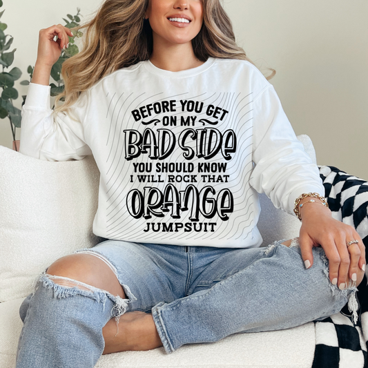 ORANGE JUMPSUIT - DTF TRANSFER