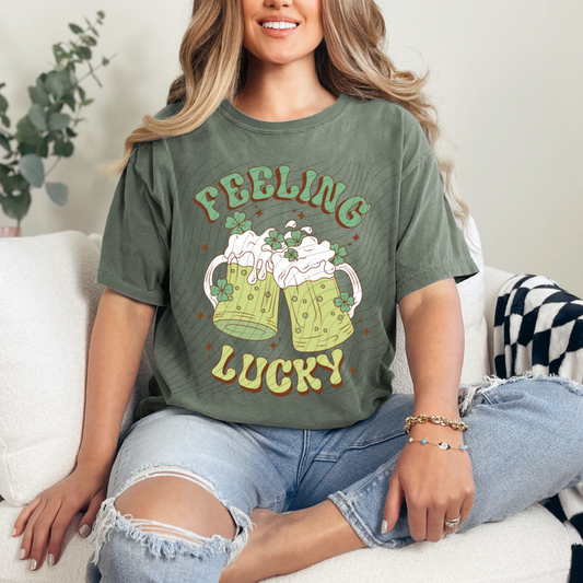 FEELING LUCKY CHEERS - DTF TRANSFER