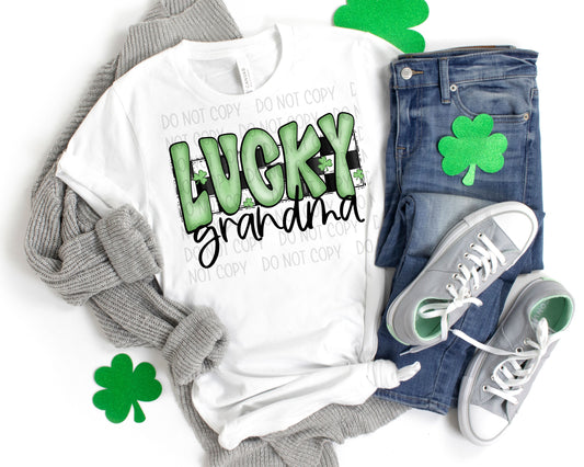 LUCKY GRANDMA - DTF TRANSFER