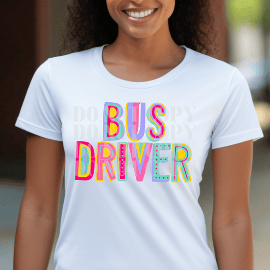 BUS DRIVER - DTF TRANSFER