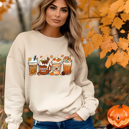 PUMPKIN SPICE LATTES - DTF TRANSFER
