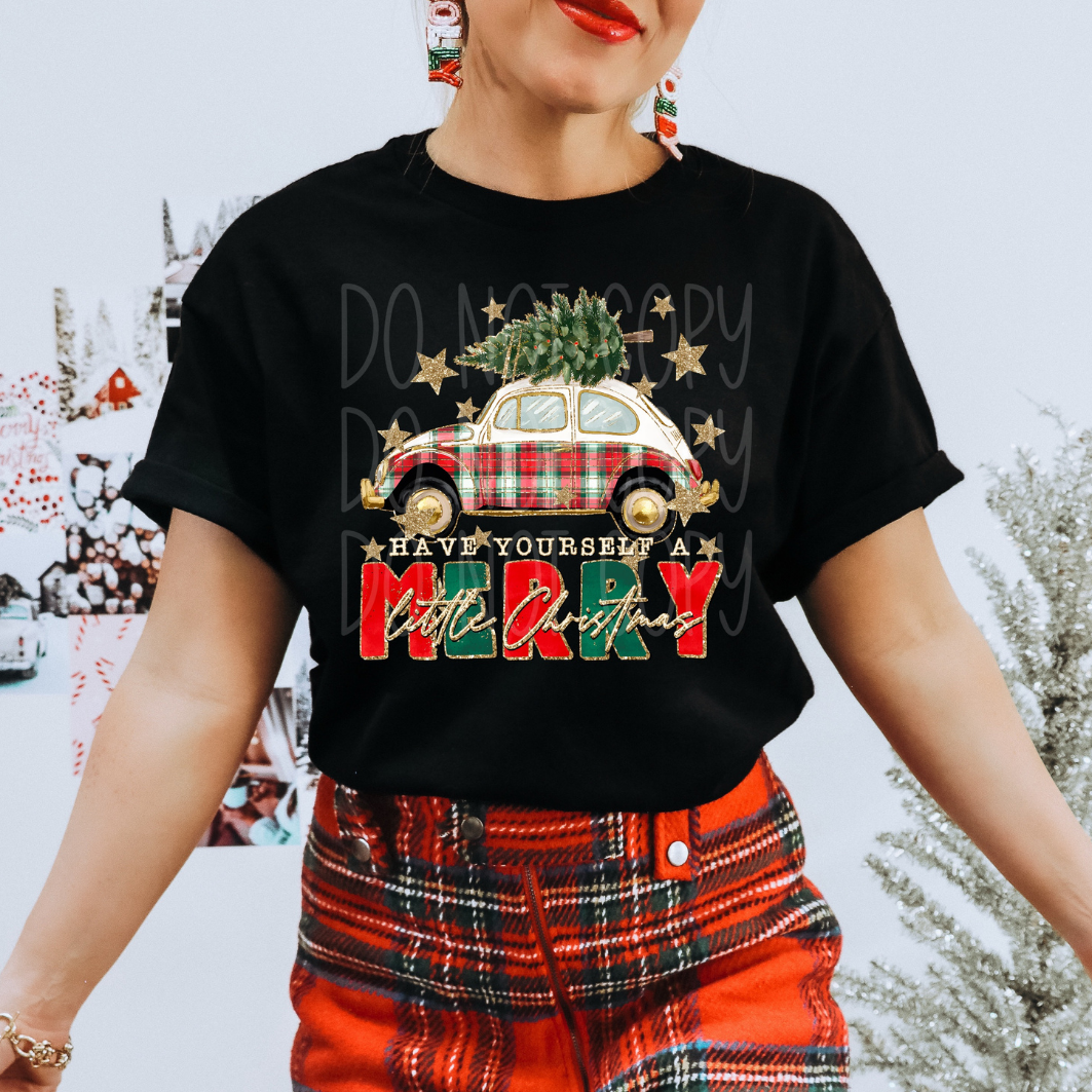 MERRY LITTLE CHRISTMAS - DTF TRANSFER