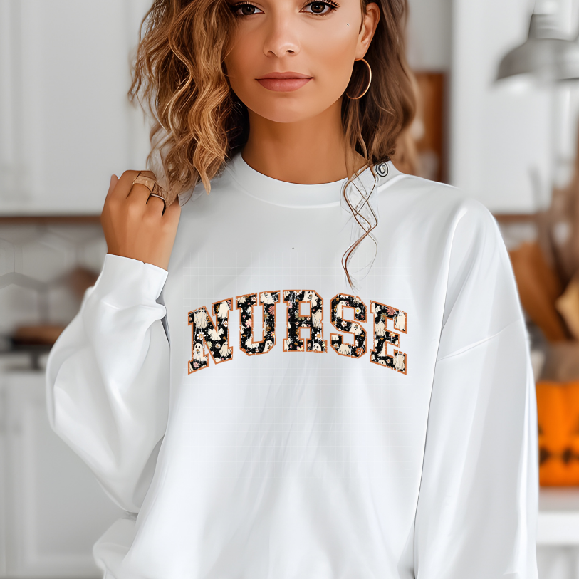 GHOSTIE NURSE DISTRESSED - DTF TRANSFER