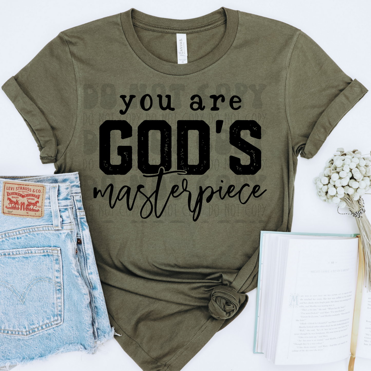 GOD'S MASTERPIECE - DTF TRANSFER