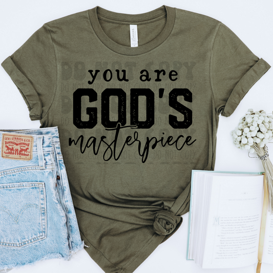 GOD'S MASTERPIECE - DTF TRANSFER