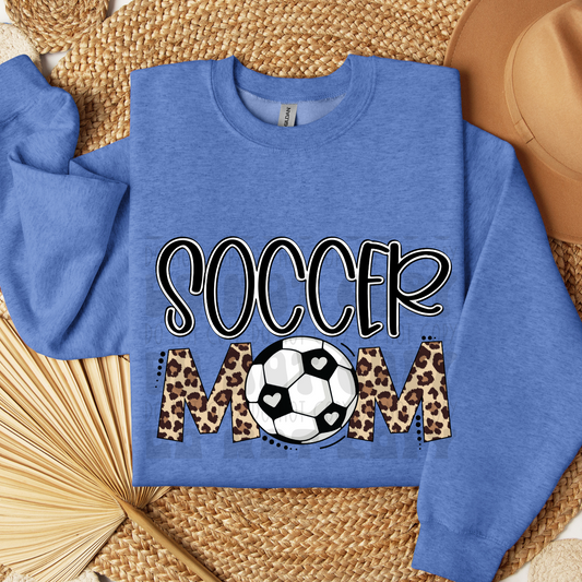 SOCCER MOM LEOPARD - DTF TRANSFER