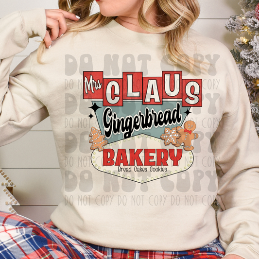 GINGERBREAD BAKERY - DTF TRANSFER