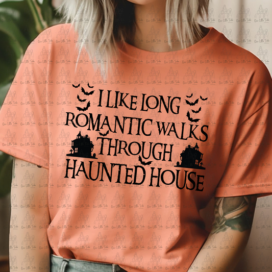WALKS THROUGH HAUNTED HOUSE - NO DISTRESS - DTF TRANSFER