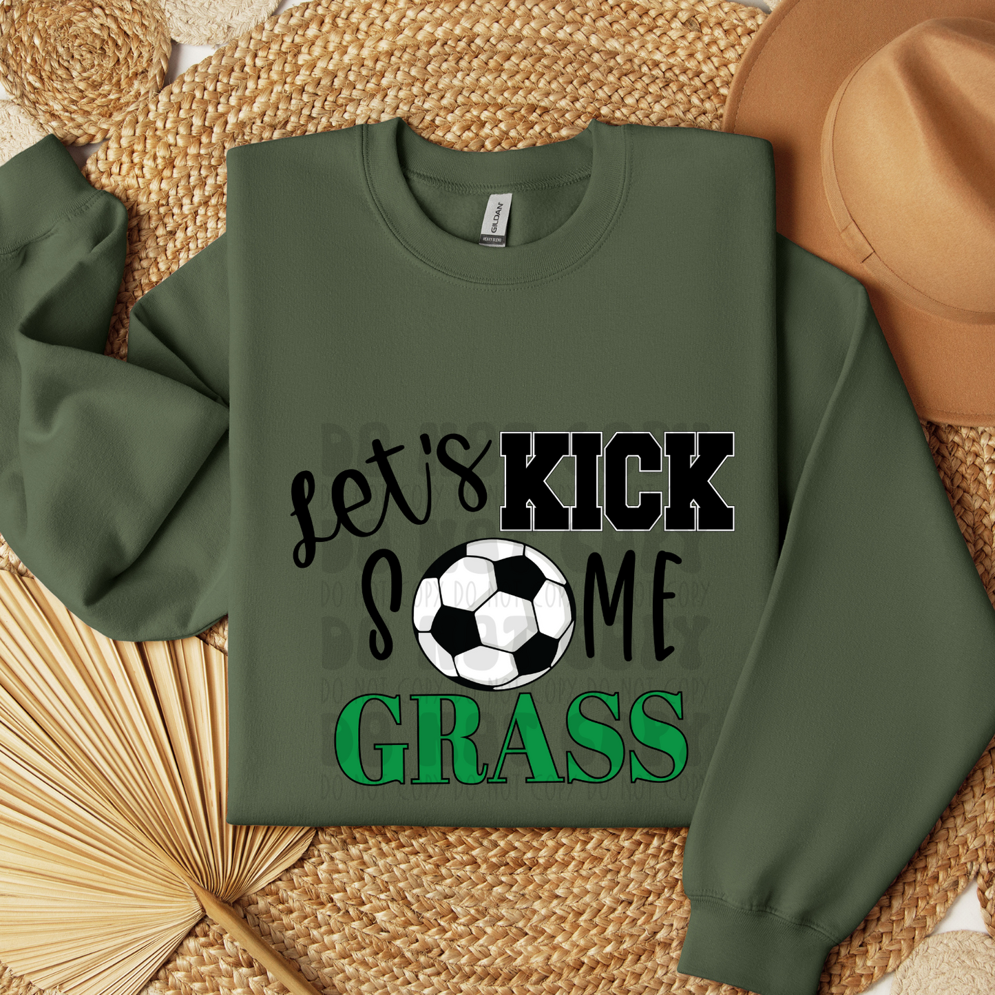 KICK SOME GRASS SOCCER - DTF TRANSFER