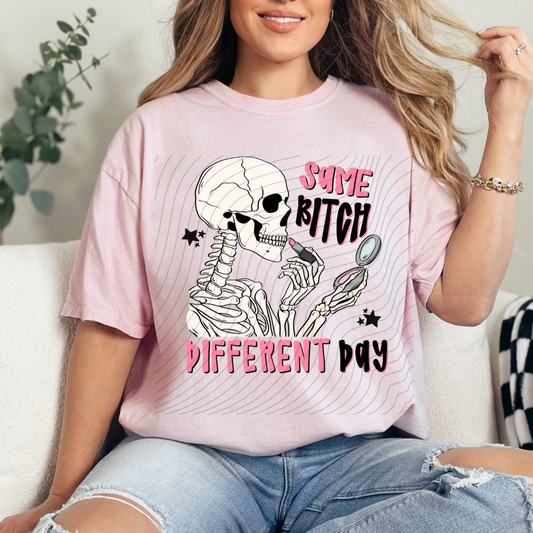 SAME BITCH, DIFFERENT DAY - DTF TRANSFER