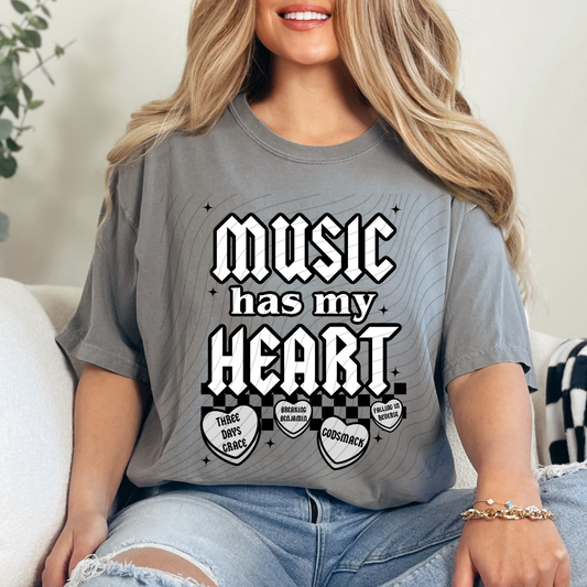 MUSIC HAS MY HEART - DTF TRANSFER