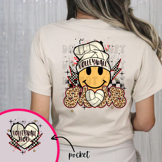 VOLLEYBALL MOM W/ POCKET - DTF TRANSFER