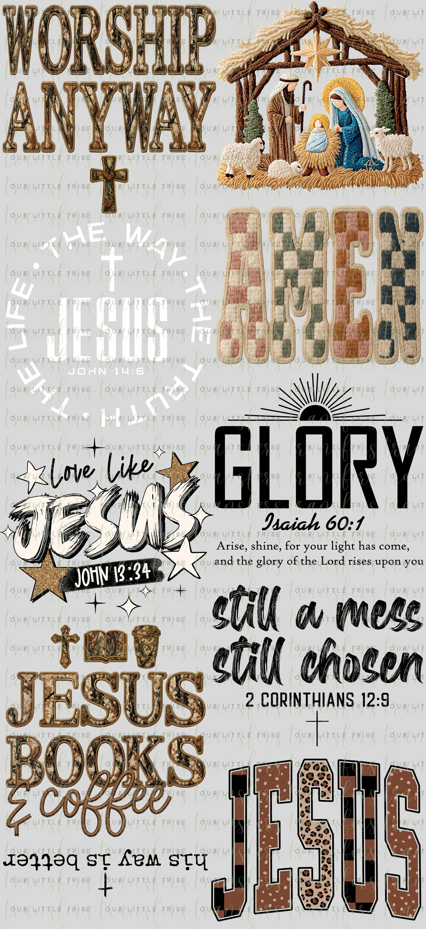 FAITH PREMADE - GANG SHEET 22x48