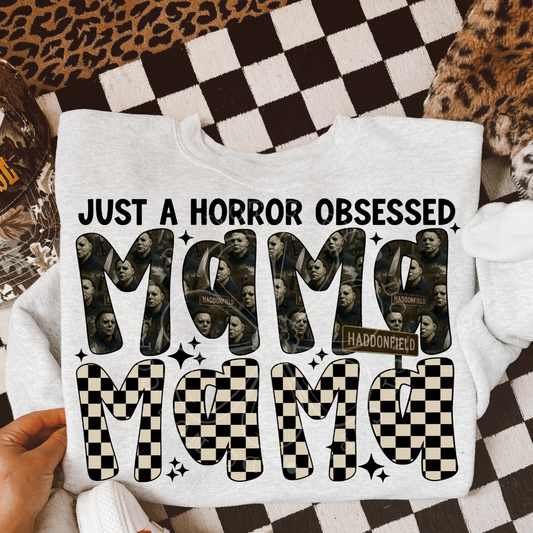 HORROR OBSESSED MAMA - DTF TRANSFER